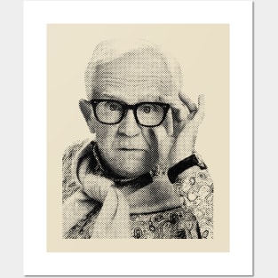 Leslie jordan Halftone Posters and Art